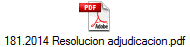 181.2014 Resolucion adjudicacion.pdf