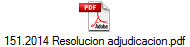 151.2014 Resolucion adjudicacion.pdf