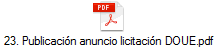 23. Publicacin anuncio licitacin DOUE.pdf