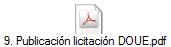 9. Publicación licitación DOUE.pdf