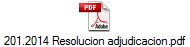 201.2014 Resolucion adjudicacion.pdf