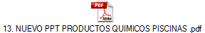 13. NUEVO PPT PRODUCTOS QUIMICOS PISCINAS .pdf