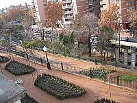 Vista de los jardines