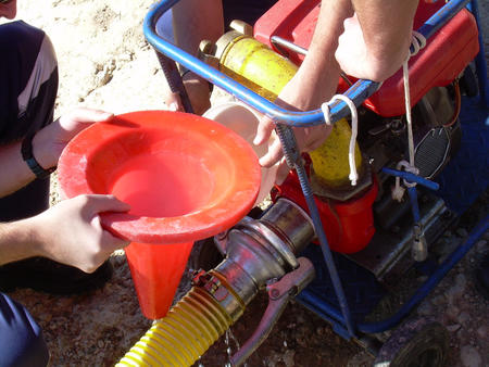 &copy;Ayto.Granada: Practicas Motobomba Noviembre