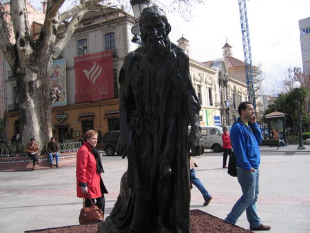 ©Ayto.Granada: Exposicin en Puerta Real sobre Rodin