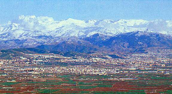 panormica de granada desde la vega