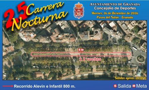 ©Ayto.Granada: Carrera Nocturna -  Circuito Alevín y Infantil