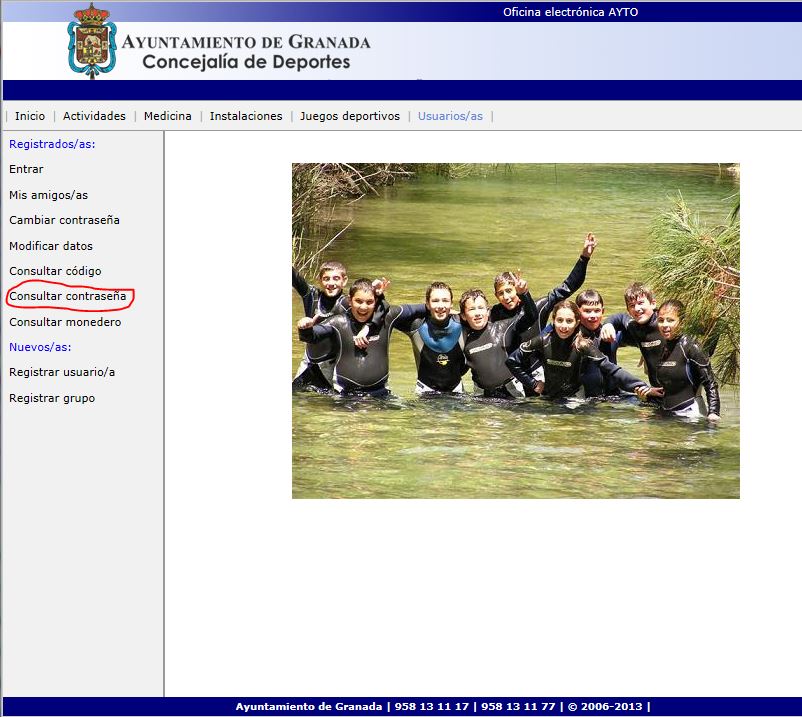 ©Ayto.Granada: Gua Consultar Contrasea