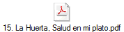 15. La Huerta, Salud en mi plato.pdf