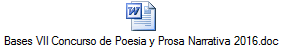 Bases VII Concurso de Poesia y Prosa Narrativa 2016.doc