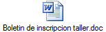 Boletin de inscripcion taller.doc