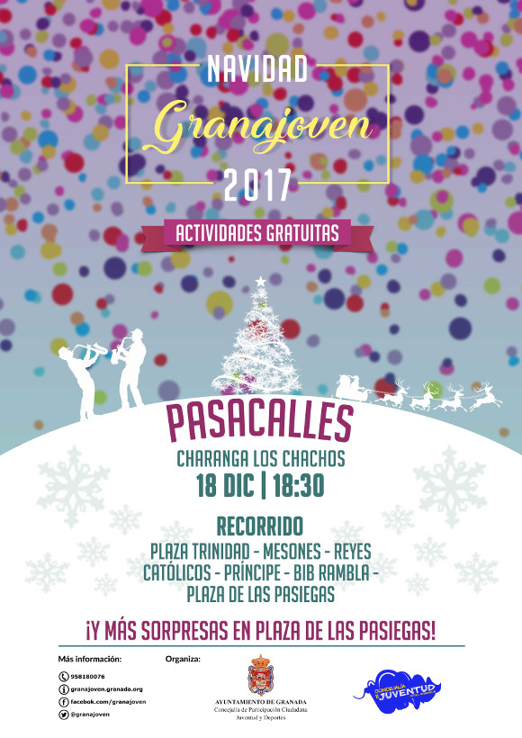 Navidad Granajoven PASACALLES Y SORPRESAS