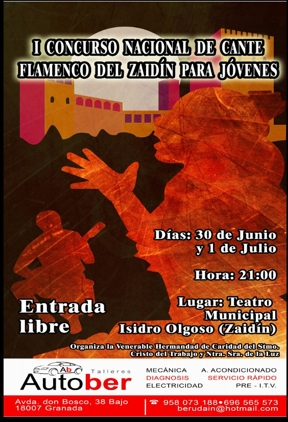 ©Ayto.Granada: Enredate: I Primer concurso nacional de cante flamenco del Zaidn para jvenes