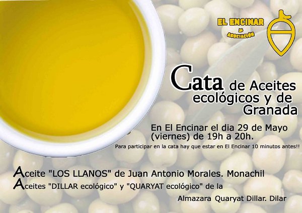 ©Ayto.Granada: Enredate: CATA DE ACEITE ASOCIACION EL ENCINAR