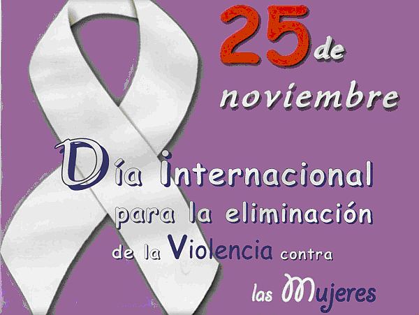 25 de noviembre. Da Internacional contra la violencia de gnero