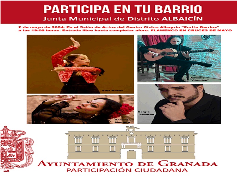 Flamenco en Cruces de Mayo