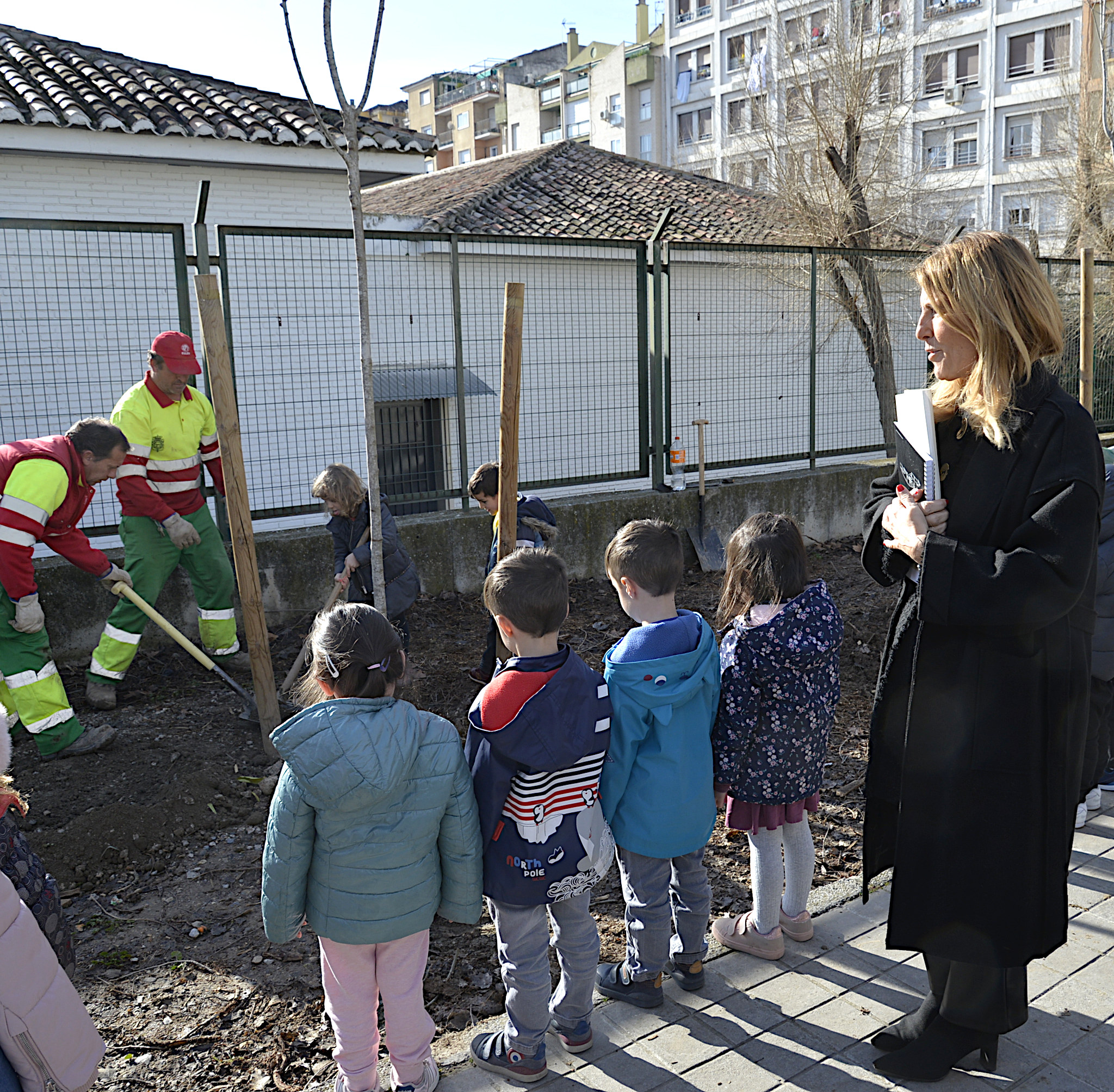 ©Ayto.Granada: El Ayuntamiento planta 73 rboles en colegios pblicos de Infantil y Primaria de la capital