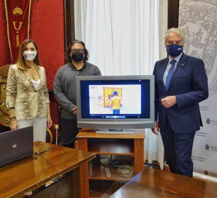 ©Ayto.Granada: El Ayuntamiento se apunta a la innvacin en el deporte con la colocacin de un 'Cubofit'