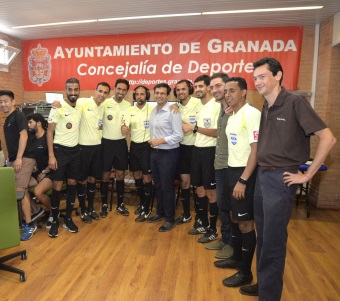 ©Ayto.Granada: La FIFA elige Granada para formar con la tecnología VAR a 16 árbitros de la Federación de Fútbol de Arabia Sudí ©Ayto.Granada: La FIFA elige Granada para formar con la tecnología VAR a 16 árbitros de la Federación de Fútbol de Arabia Sudí