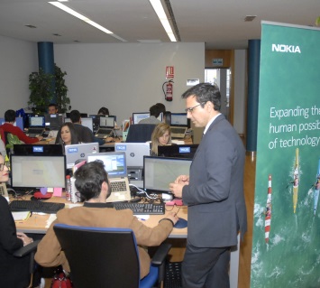 El alcalde celebra la apuesta de Nokia por Granada donde la multinacional ha ubicado su segundo centro empresarial de Espaa