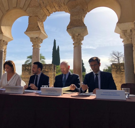 ©Ayto.Granada: El alcalde de Granada suscribe una Declaracin de Paz y Convivencia junto a los ediles de Crdoba, Sevilla  Nrnberg