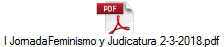 I JornadaFeminismo y Judicatura 2-3-2018.pdf