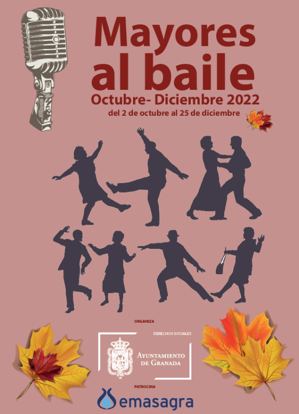 ©Ayto.Granada: Cartel: Programa Mayores al Baile otoo 2022