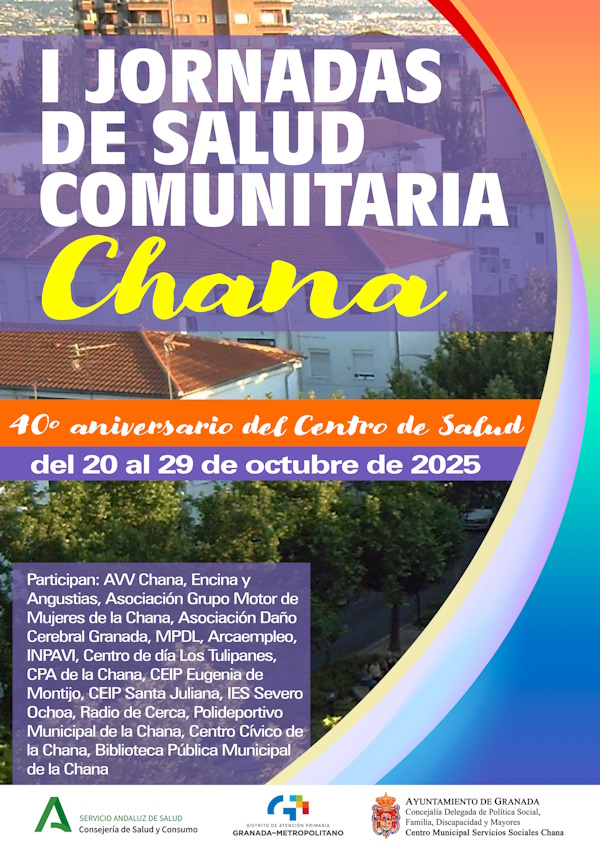 ©Ayto.Granada: Cartel  I Jornadas de Salud Comunitaria de la Chana