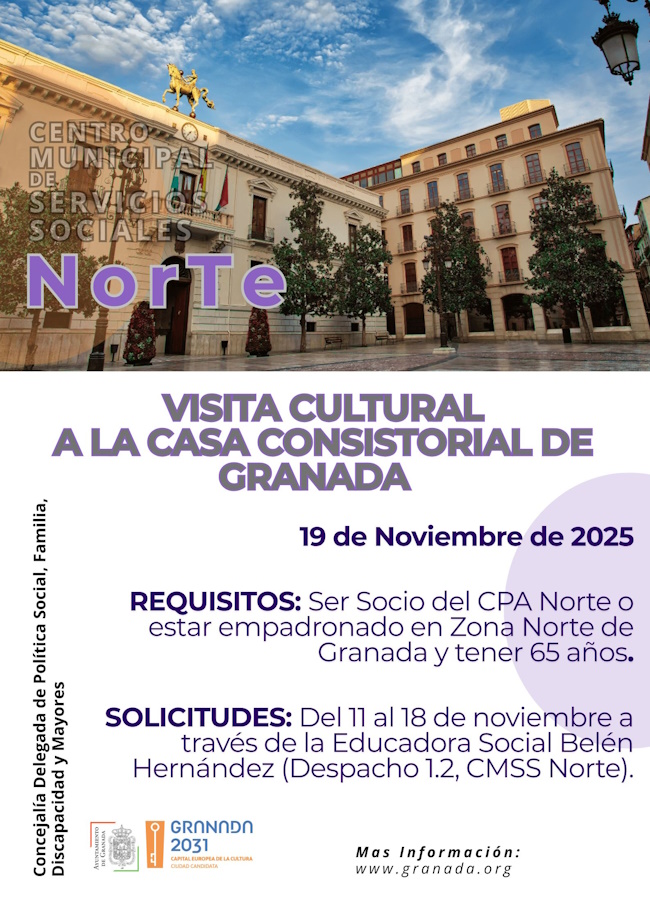 &copy;Ayto.Granada: Visita Casa Consistorial personas mayores Zona Norte