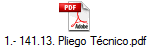 1.- 141.13. Pliego T�cnico.pdf