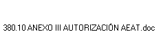 380.10 ANEXO III AUTORIZACI�N AEAT.doc