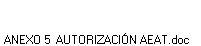 ANEXO 5  AUTORIZACIN AEAT.doc