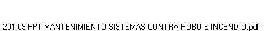 201.09 PPT MANTENIMIENTO SISTEMAS CONTRA ROBO E INCENDIO.pdf