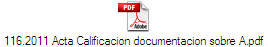 116.2011 Acta Calificacion documentacion sobre A.pdf