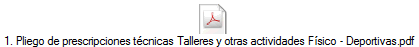 1. Pliego de prescripciones t�cnicas Talleres y otras actividades F�sico - Deportivas.pdf