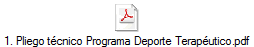 1. Pliego t�cnico Programa Deporte Terap�utico.pdf