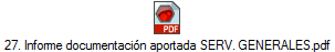 27. Informe documentaci�n aportada SERV. GENERALES.pdf