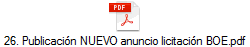 26. Publicaci�n NUEVO anuncio licitaci�n BOE.pdf