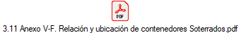 3.11 Anexo V-F. Relaci�n y ubicaci�n de contenedores Soterrados.pdf