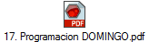 17. Programacion DOMINGO.pdf