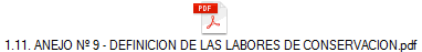 1.11. ANEJO Nº 9 - DEFINICION DE LAS LABORES DE CONSERVACION.pdf