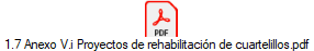 1.7 Anexo V.i Proyectos de rehabilitaci�n de cuartelillos.pdf