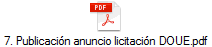 7. Publicación anuncio licitación DOUE.pdf