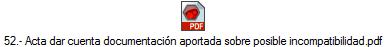 52.- Acta dar cuenta documentaci�n aportada sobre posible incompatibilidad.pdf