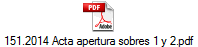 151.2014 Acta apertura sobres 1 y 2.pdf