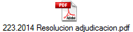 223.2014 Resolucion adjudicacion.pdf