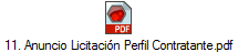 11. Anuncio Licitacin Perfil Contratante.pdf