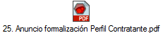 25. Anuncio formalizaci�n Perfil Contratante.pdf