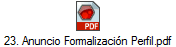 23. Anuncio Formalizaci�n Perfil.pdf
