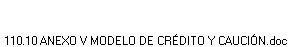 110.10 ANEXO V MODELO DE CR�DITO Y CAUCI�N.doc
